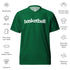 Basketball &God Emerald Recycled Unisex Sports Jersey T-Shirt